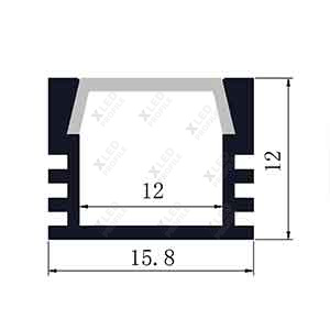 12mm LED-Profil