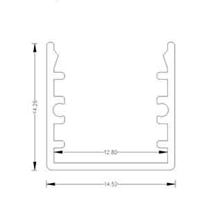 aluminum led channel for led strip lights