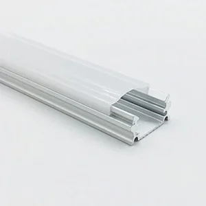 supporto per canale in alluminio argento per strisce luminose a led