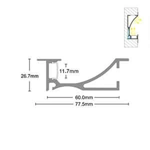 led strip lights skirting board